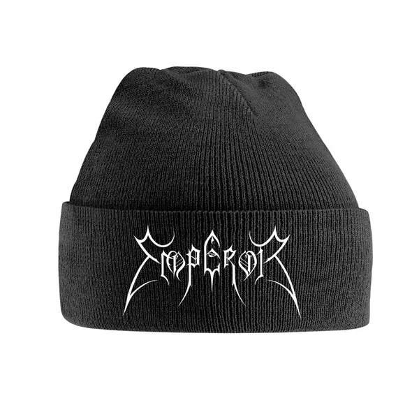 Emperor logo beanie brodert lue svart