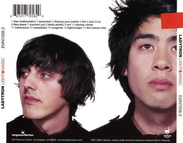 Ladytron Light & Magic CD brukt album electro