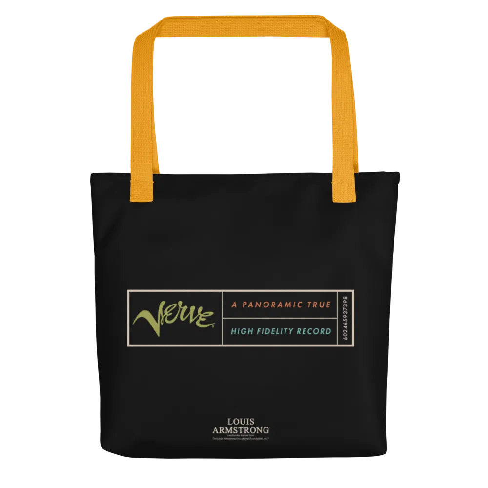 Louis Armstrong Wonderful World handlenett totebag