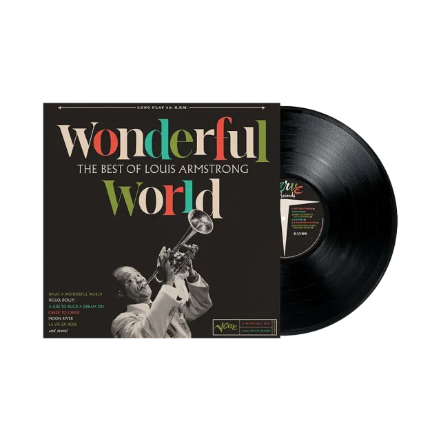 Verve Louis Armstrong Wonderful World Best Of LP vinyl