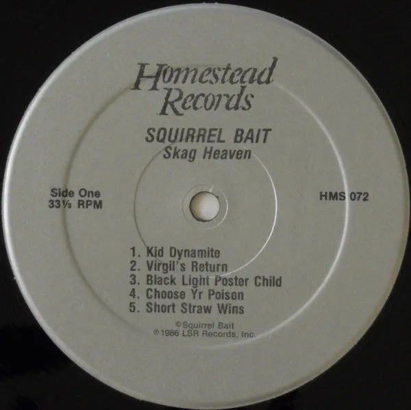 Squirrel Bait Skag Heaven LP brukt sølvlabel