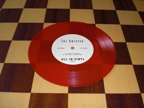 New Bruises / The Amistad split 7" rød vinyl brukt