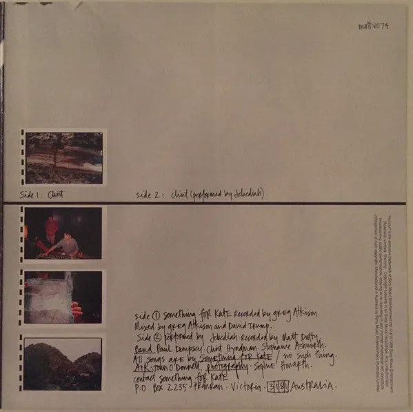 Jebediah Something For Kate Harpoon Clint 2x7" brukt singel