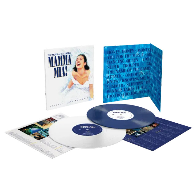 Mamma Mia Original London Cast Mamma Mia vinyl 2LP blå hvit