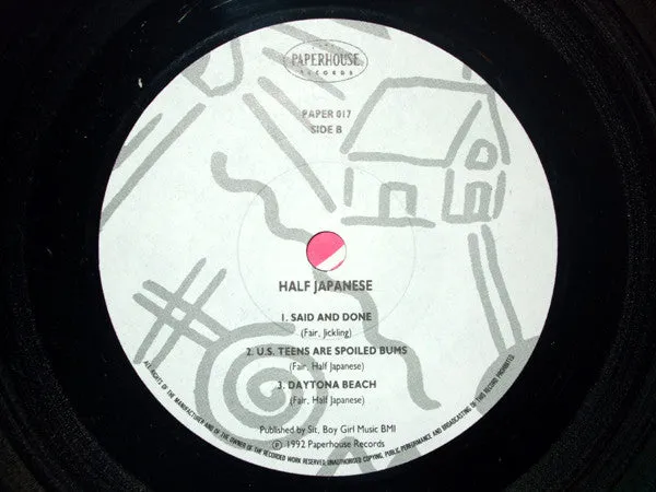 Half Japanese Eye Of The Hurricane 7" singel lo-fi