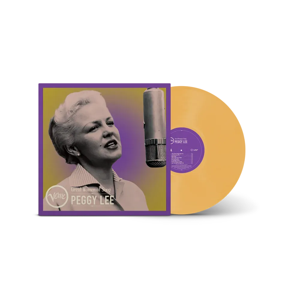 Verve Great Women Of Song Peggy Lee LP opaque custard vinylplate
