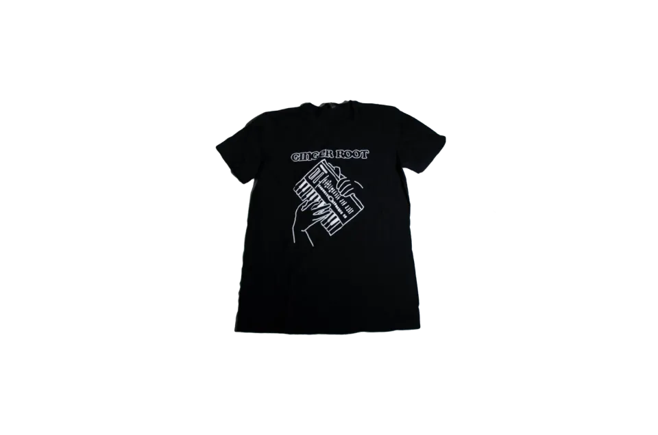 Ginger Root Black Key t-skjorte svart merch