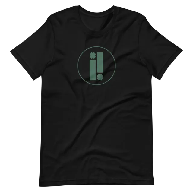 Impulse Logo t-skjorte svart bomull