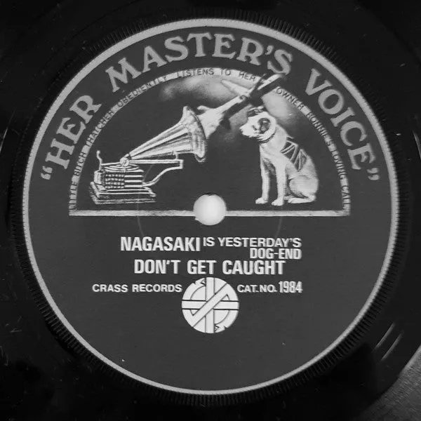 Crass You're Already Dead 7" vinyl brukt UK punk 1984