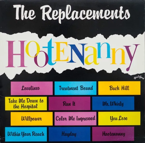 The Replacements Hootenanny vinyl LP Canada-press brukt