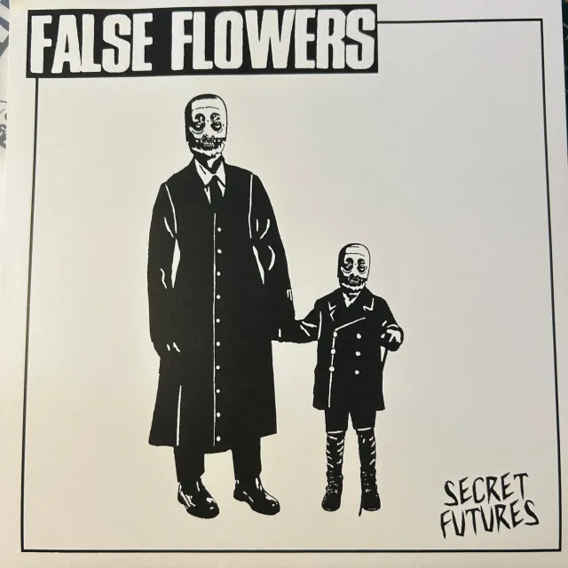 False Flowers Secret Futures 7" vinylsingel svart punk