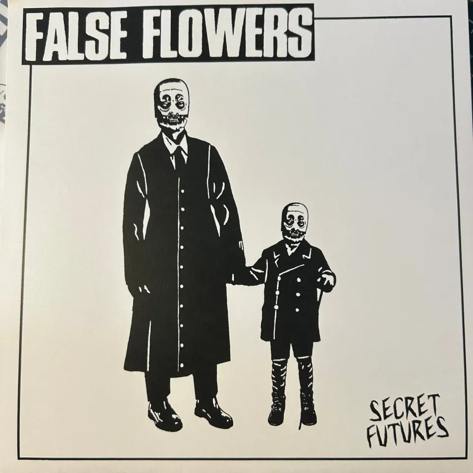 False Flowers Secret Futures 7" vinylsingel svart punk