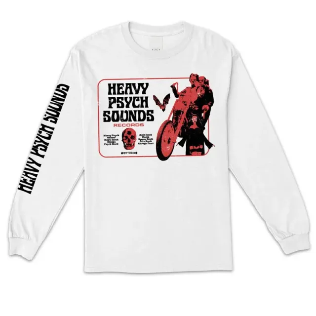 Heavy Psych Sounds #03 longsleeve hvit genser