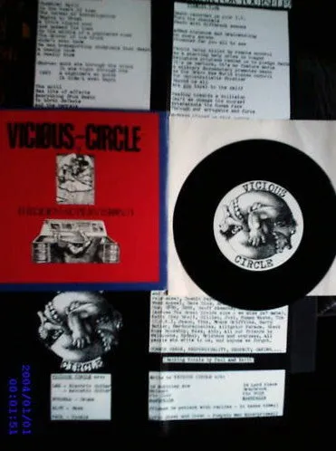 Vicious Circle Hidden Supervision 7" brukt hardcore punk