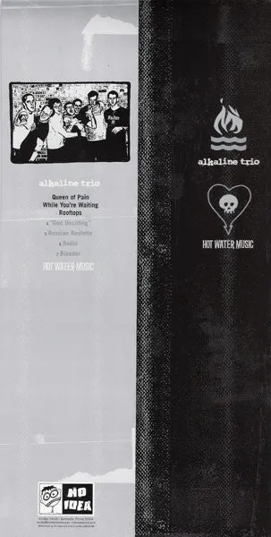 Alkaline Trio Hot Water Music split vinyl 12" brukt emo
