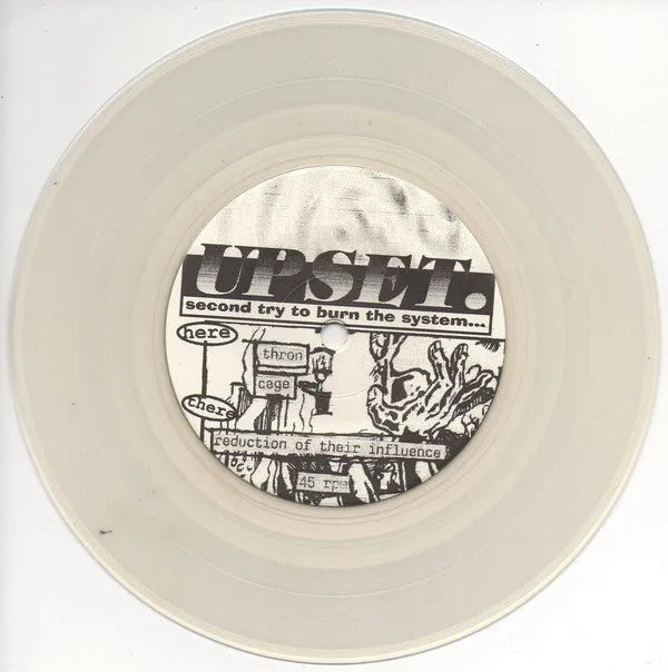 Upset Second Try To Burn 7" klar vinyl hardcore
