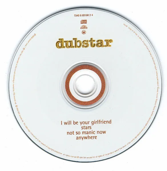 Dubstar I Will Be Your Girlfriend CD singel CD1 brukt