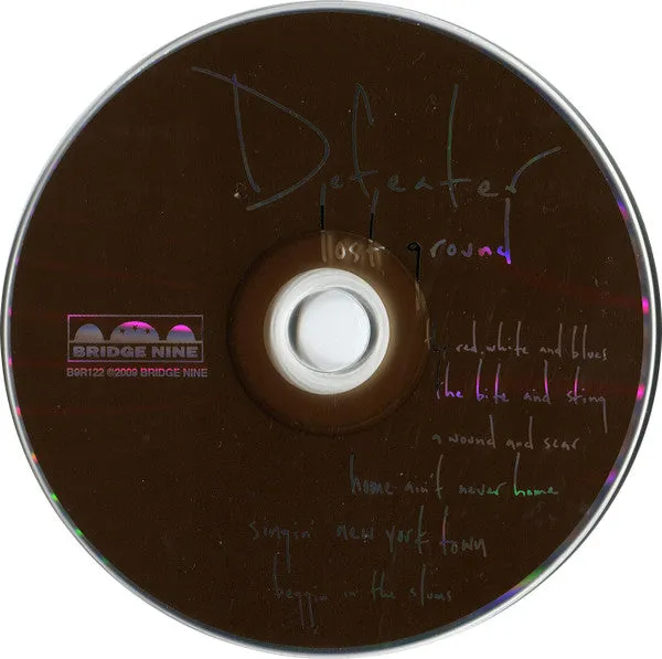 Defeater Lost Ground CD EP digipak brukt hardcore