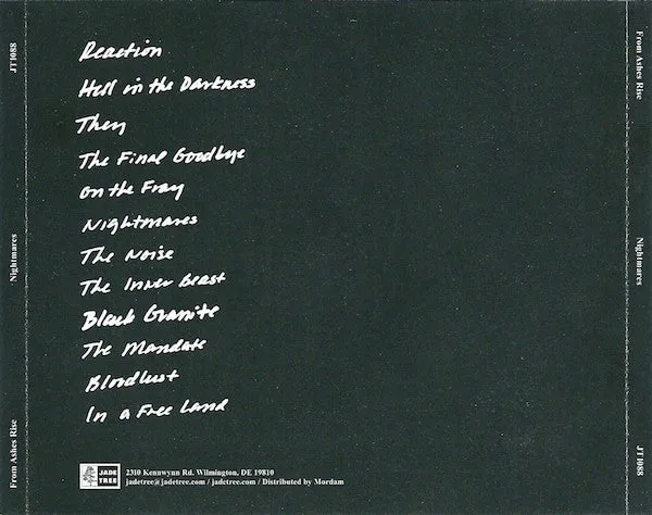 From Ashes Rise Nightmares CD brukt hardcore crust