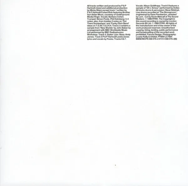 Orbital The Middle Of Nowhere CD brukt slipcase