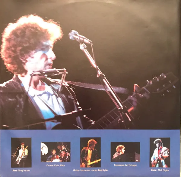 Bob Dylan Real Live LP vinylplate brukt folkrock