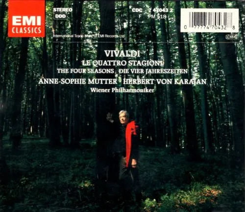 Vivaldi Le Quattro Stagioni CD Mutter Karajan brukt barokk