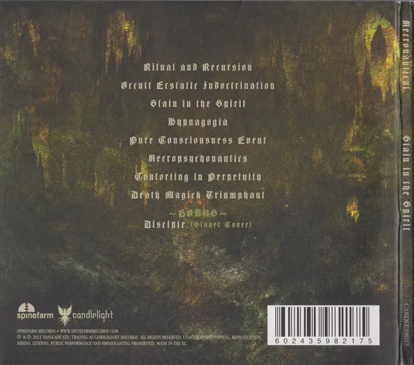 Necronautical Slain In The Spirit CD brukt forseglet