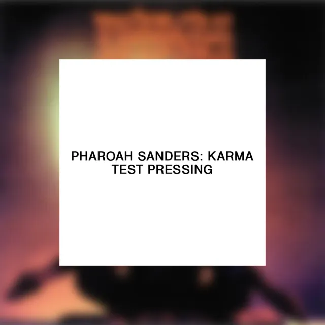 Pharoah Sanders Karma testpressing LP Impulse 1969