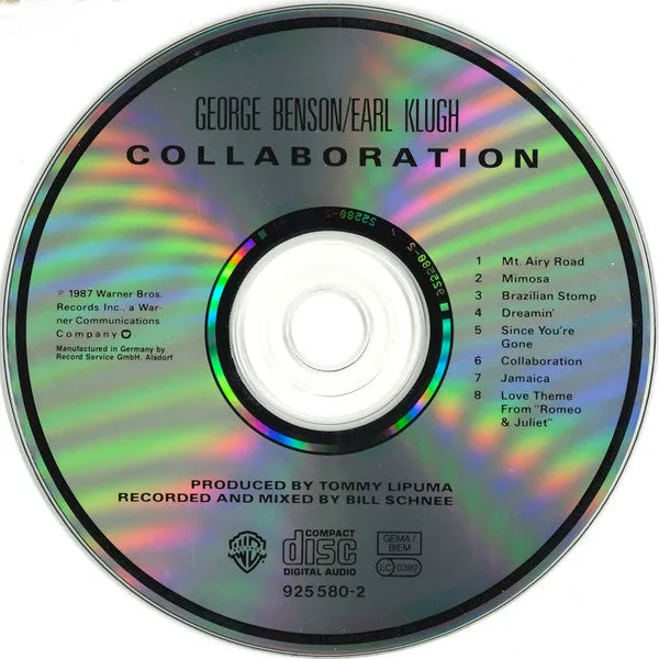 Benson Klugh Collaboration CD album brukt smooth jazz