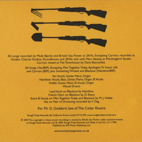 British Sea Power The Decline Of British Sea Power CD brukt digipak