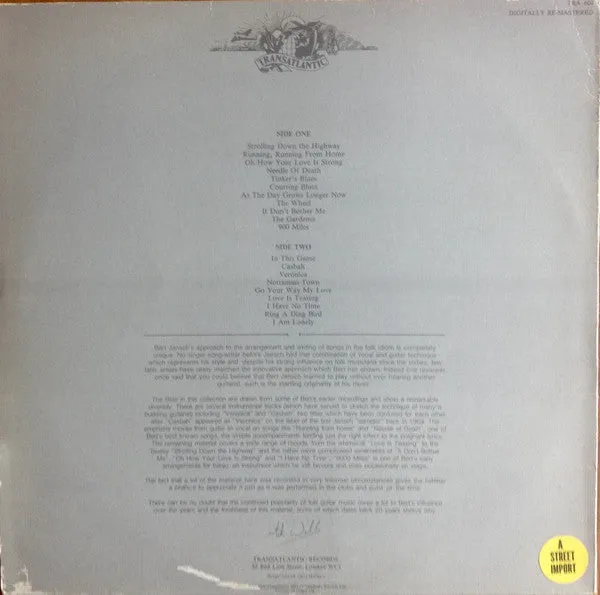 Bert Jansch Strolling Down The Highway LP samleplate folk