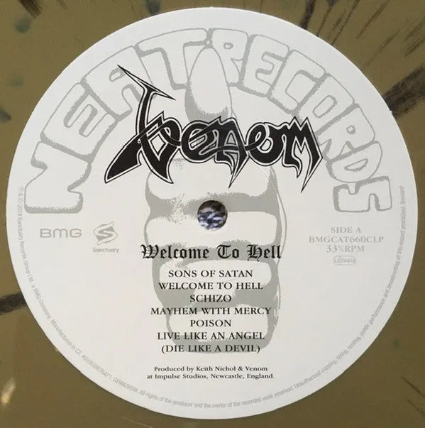 Venom Welcome To Hell LP brukt 40th black metal