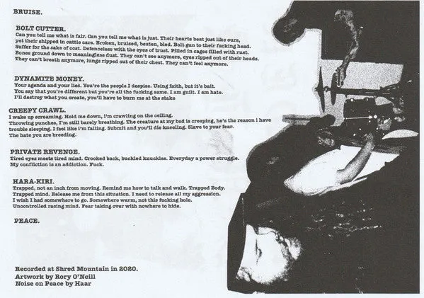 Drug Victim Mongrel 7" vinyl svart brukt