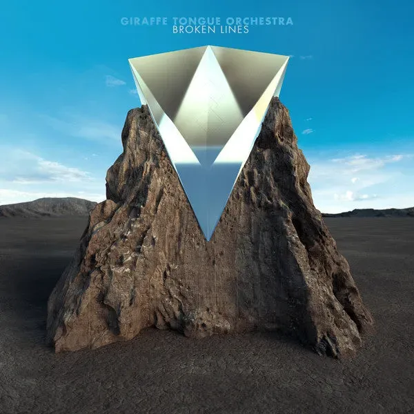 Giraffe Tongue Orchestra Broken Lines LP vinyl klar brukt