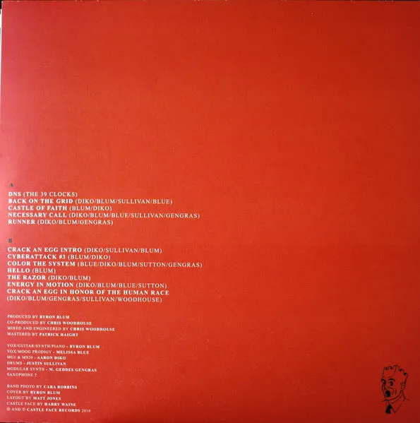 POW! Crack An Egg CASTLE FACE 81 LP brukt post-punk