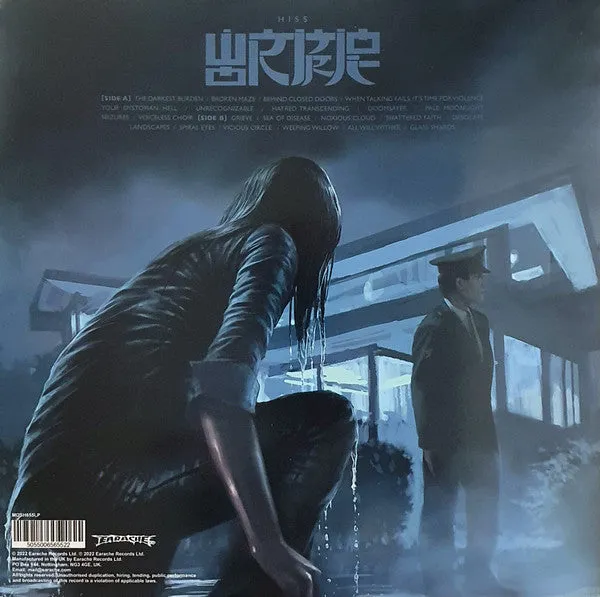 Wormrot Hiss LP vinyl brukt hvit limited