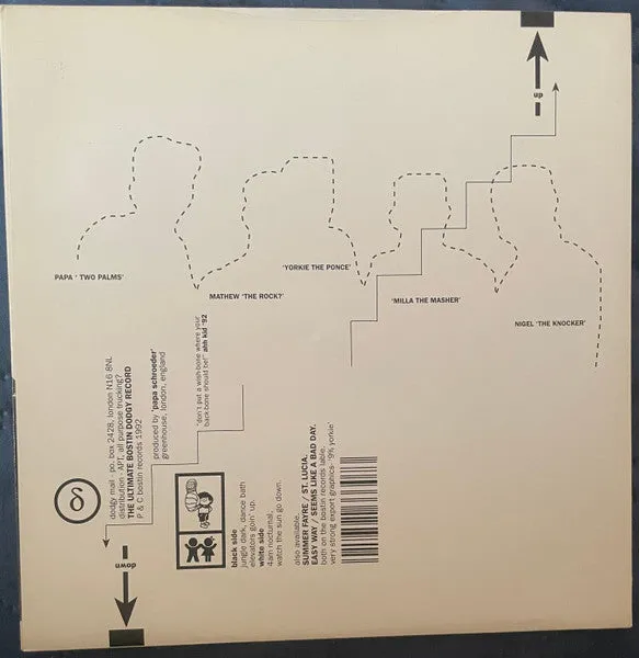 Dodgy Black And White Single 7" hvit vinyl brukt