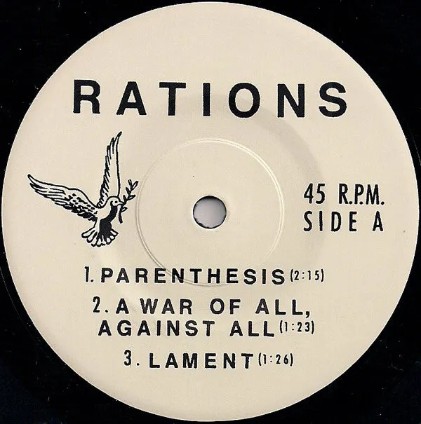 Rations How Much Land 7" vinyl brukt nummerert