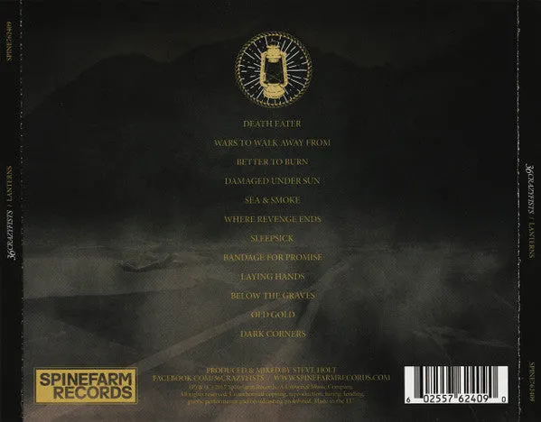 36 Crazyfists Lanterns CD brukt metalcore