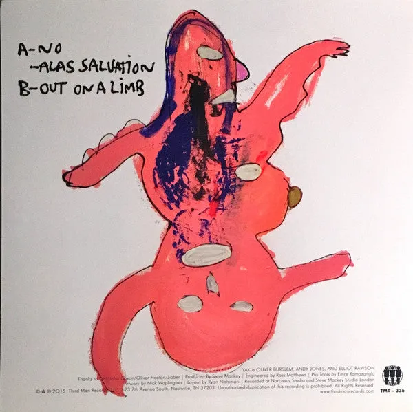 Yak No 7" EP vinyl brukt indierock