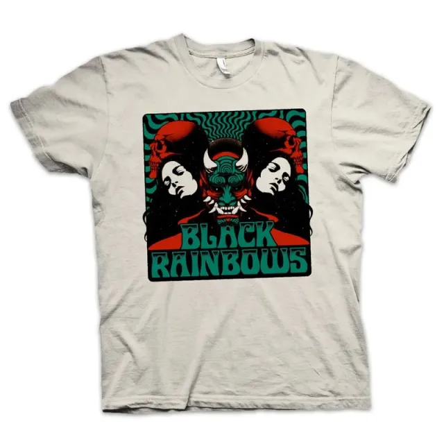 Black Rainbows #27 t-skjorte natural bomull