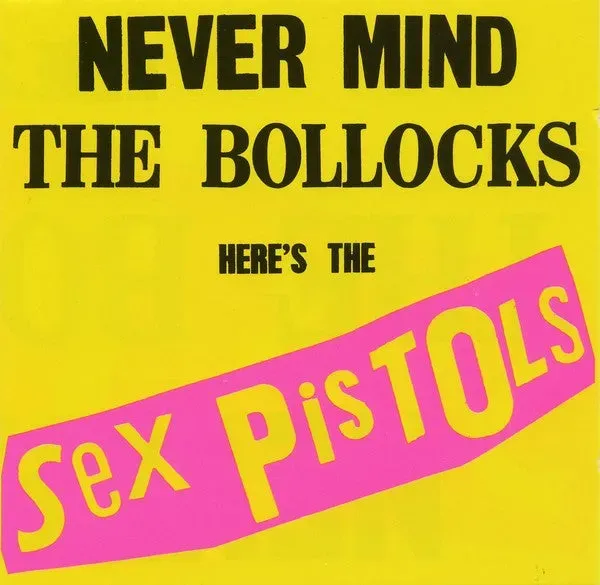 Sex Pistols Never Mind The Bollocks CD remaster brukt