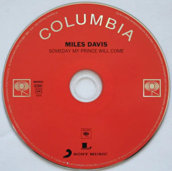 Miles Davis Someday My Prince Will Come CD brukt hard bop