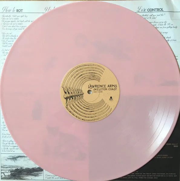 The Lawrence Arms Skeleton Coast LP rosa vinyl limited