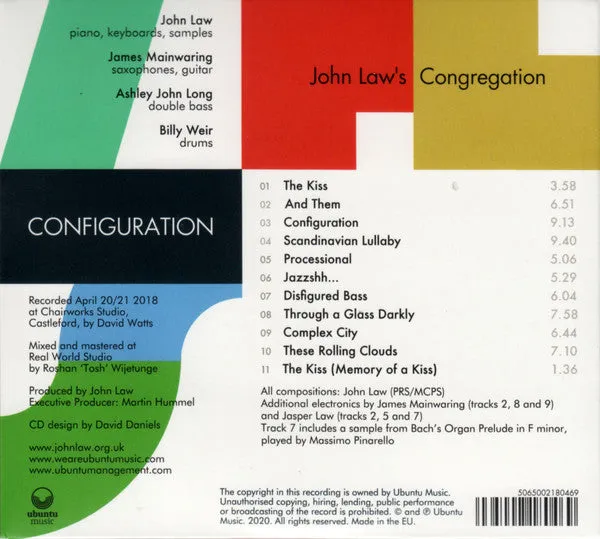 John Law’s Congregation Configuration CD ny uåpnet