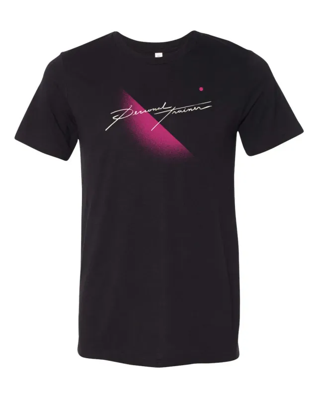 Personal Trainer Logo t-skjorte svart crewneck
