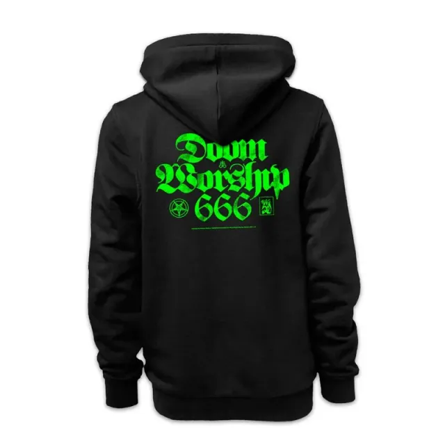 Heavy Psych Sounds #28 hoodie svart glidelås