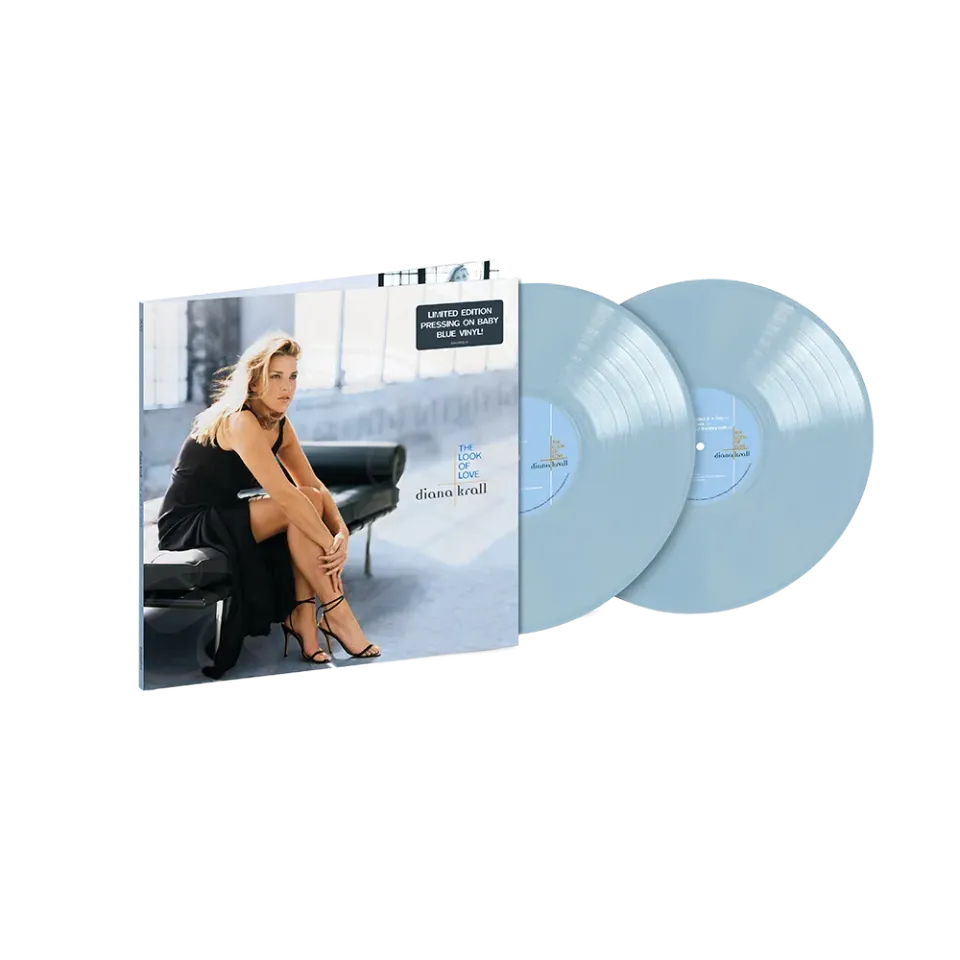 Verve Acoustic Sounds Diana Krall Look Of Love 2LP baby blue