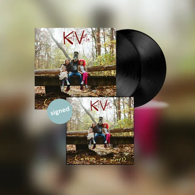 Verve Kurt Vile watch my moves 2LP + signert litho bundle