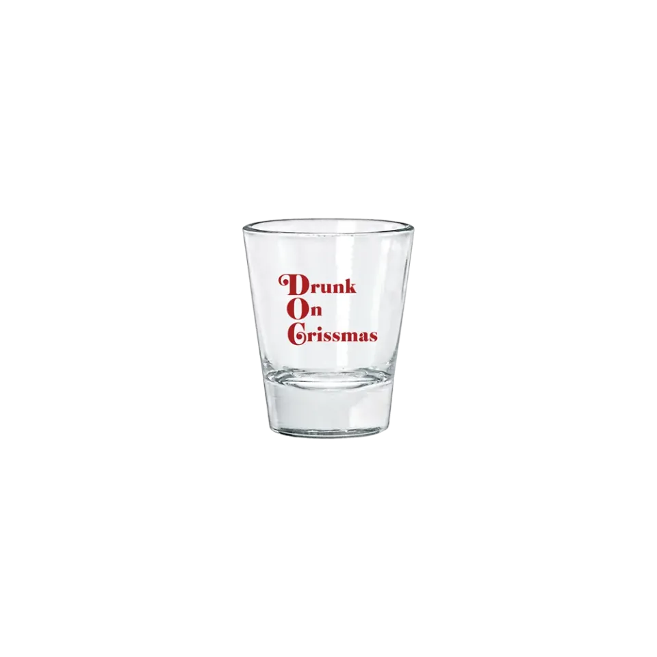 Verve Darren Criss Drunk On Crissmas shotglass klar